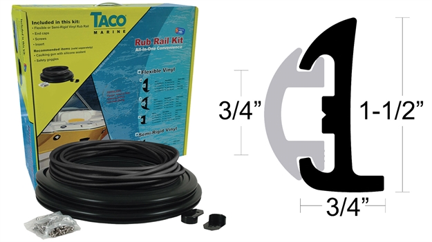 Picture of Jimenez Arms, Inc. Black Coil Rub Rail Kit