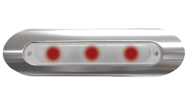 Picture of Taco Metals Pipe Mnt Led Deck Lit Red