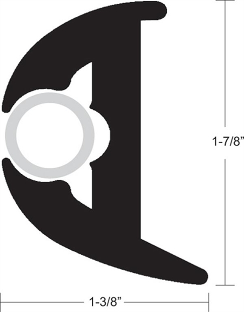 Picture of Taco Metals RL Flx Vnl 50Ft Blk V11-3426Bka50-1