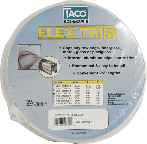 Picture of Taco Metals Trm Flx Wht 1/2Nx25f