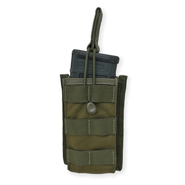 Picture of Tacprogear Single Rifle Mag Pouch Open Top Olive Drab Green