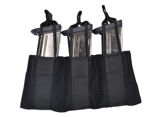 Picture of Tacshield Products Tshl Triple Speed Load Pistol Mollepouch T3608BK