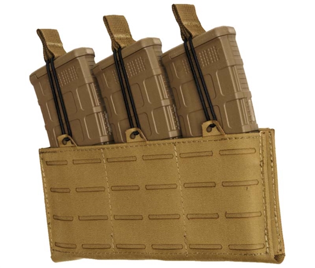 Picture of Tacshield Products Tshl Rzr Molle Triple Rifle Mag Pouch T3568CY