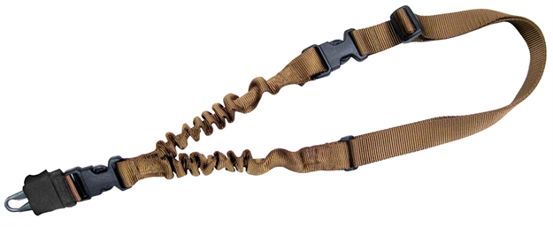 Picture of  Tacshield T6010cy Shock Sling Coyote Tan Webbing Single-Point Rifle/Shotgun 843119032278