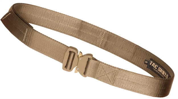 Picture of  Tacshield T30mdcy Tactical Gun Belt Coyote Webbing 34-38" 1.50" Wide Buckle Closure 843119033688