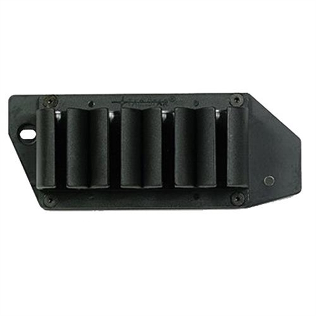 Picture of  Tacstar 1081134 Sidesaddle  Mossberg 500 20 Gauge 4Rds Black Polymer W/Aluminum Mounting Plate