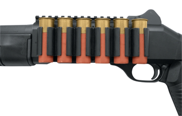 Picture of Tacstar 1081163 Sidesaddle Carrier 6Rd HK Super 90 Poly Blk