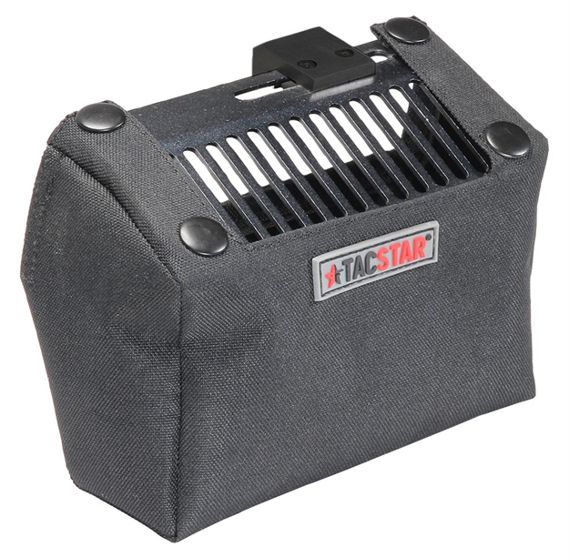 Picture of  Tacstar 1081240 Brass Catcher  Black Picatinny Rail Mount Holds 120 Cases 751103012406