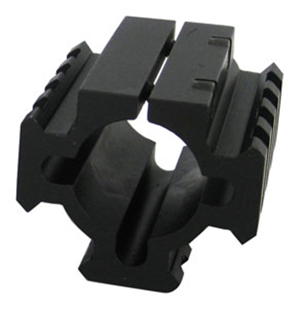 Picture of Tacstar Rail Mount For 12Ga. Shotgun Tube 1.8" Long Black 1081100 751103011003