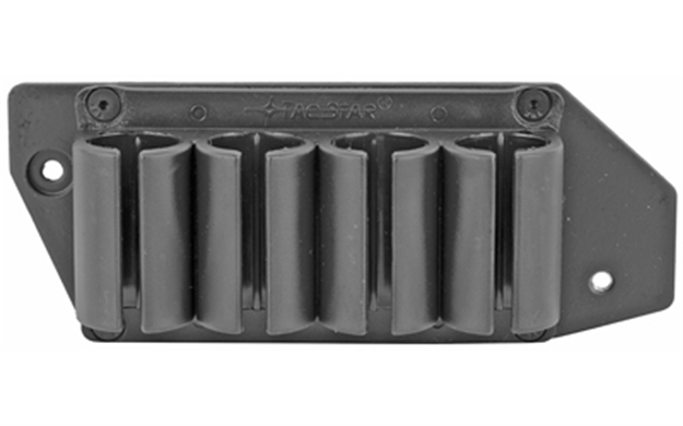 Picture of  Tacstar 1081134 Sidesaddle  Mossberg 500 20 Gauge 4Rds Black Polymer W/Aluminum Mounting Plate 751103011348
