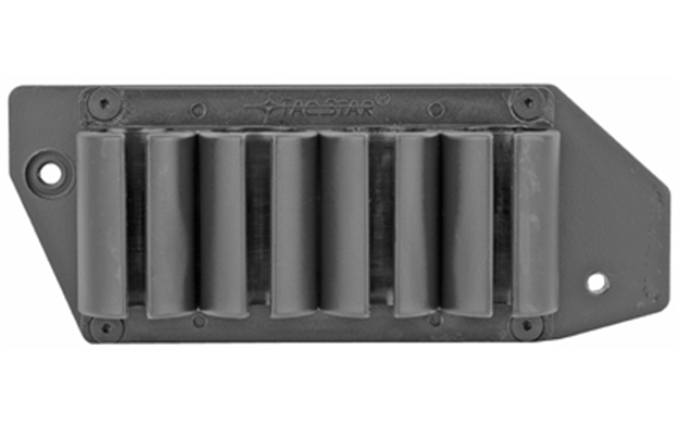 Picture of  Tacstar 1081167 Sidesaddle  Mossberg 500/590 12 Gauge 4Rd Black Polymer W/Aluminum Mounting Plate