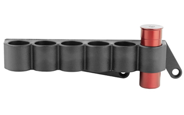 Picture of  Tacstar 1081211 Sidesaddle Slimline Remington 870/1100/1187 12 Gauge 6Rds Black Polymer W/Aluminum Mounting Plate