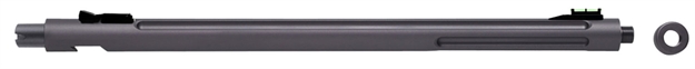 Picture of Tactical Solutions 1022Sgmg X-Ring Barrel 22 LR 16.50" Gunmetal Gray Finish  Aluminum Material Bull With Fluting, Threading & Sights For Ruger 10/22 1022OS-GMG 879971006461
