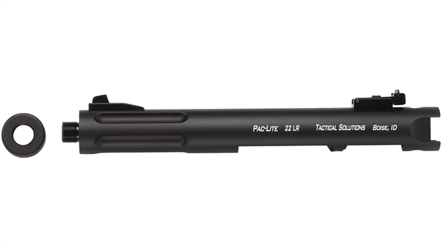 Picture of Tactical Solutions Barrel Pac-Lite 4.5" Ruger Mk1-3 Gray/Gray Flutes