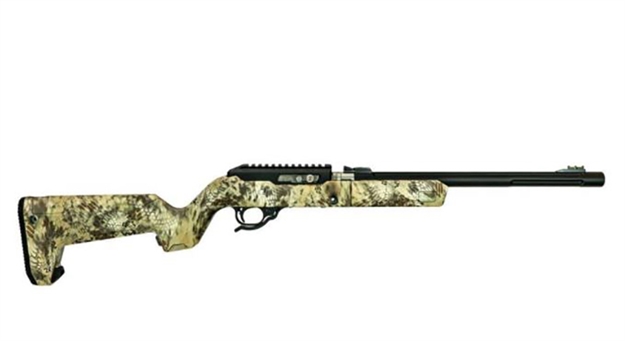 Picture of Tactical Solutions Tactical Solutions X-Ring Takedown Vr, .22 Lr, 16.5" Threaded, Fiber Optic, Magpul X22 Stock, Black/Kryptek Highlander, 10-Rd ATD-MB-B-B-HL