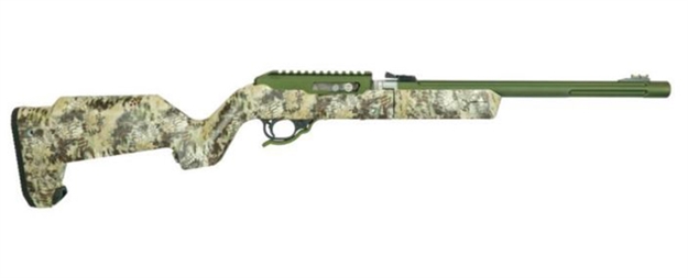 Picture of Tactical Solutions Tactical Solutions X-Ring Takedown Vr, .22 Lr, 16.5" Threaded, Fiber Optic, Magpul X22 Stock, OD Green/Kryptek Highlander, 10-Rd ATD-MOD-B-B-HL