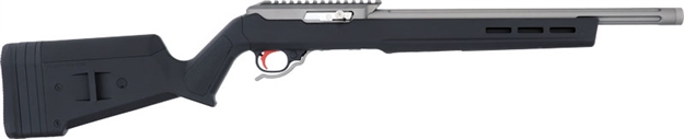 Picture of  Tactical Solutions Ategmgbmblk X-Ring VR 22 LR 10+1 16.50" Gunmetal Gray Target Crown Barrel, Gun Metal Gray W/ Attached Scope Rail Receiver, Black Magpul X-22 Hunter Stock, Ambidextrous