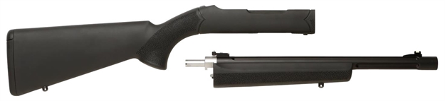 Picture of Tactical Solutions Td102204hblk Ruger 10/22 Takedown 22 Long Rifle 16.5" OD Green/Black Fiber Optic Front, Adjustable Rear