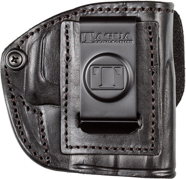 Picture of Tagua Gunleather Multi-Fit/Open Top/Four Way Versatility/Comfort/Safest Retention- Fits Most 9/.40/.45Mm Double Stack Black R/H TX-IPH4-520