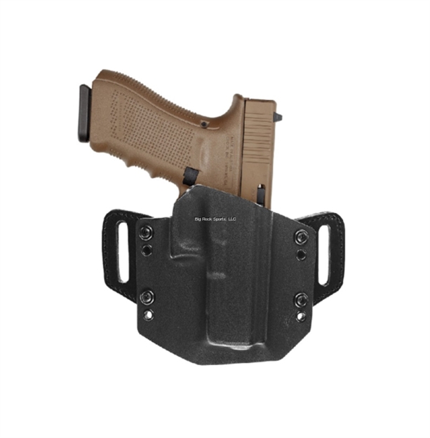 Picture of Tagua Gunleather Best Hardware From Georgia Kydex Open Top Holster/Perfect Fit/Additional Leather Loops-Fits Xds (3.3") Black R/H