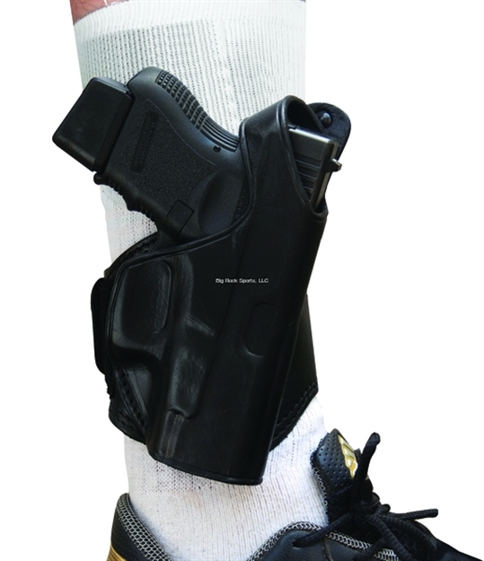 Picture of Tagua Gunleather Keltec 380 S&W Bodyguard 380 Taurus Tcp Black R/H Leather Ankle Holster