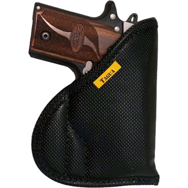 Picture of Tagua Gunleather Original Pocket Holster NO Clip Non Slip Black Rh/Lh Re4-Art