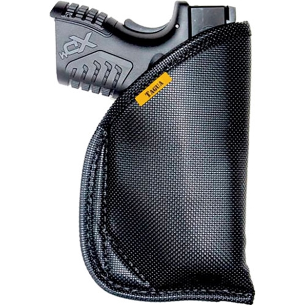 Picture of Tagua Gunleather Original Pocket Holster NO Clip Non Slip Black Rh/Lh Re6g-Art