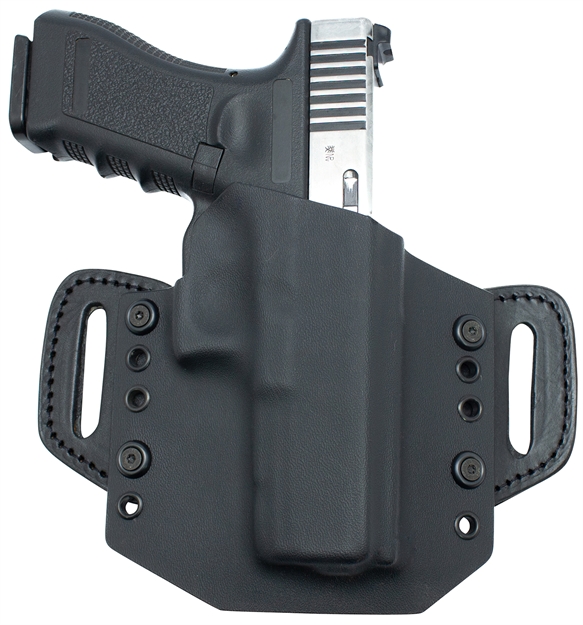 Picture of Tagua Gunleather Best Hardware From Georgia Kydex Open Top Holster/Perfect Fit/Additional Leather Loops-Fits  1911 5" Black-R/H OATH215