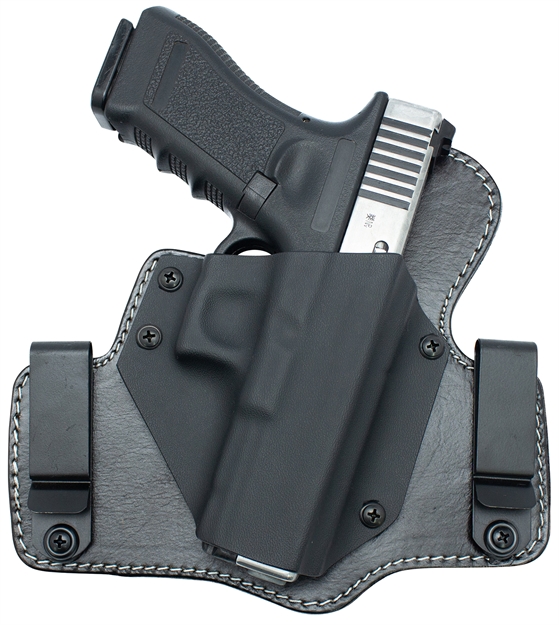 Picture of TX 1836 Kydex Txpart1010 Texas Partner  Iwb/Owb Brown Kydex/Leather Belt Clip Fits S&W M&P Shield Right Hand TX-PART-1010