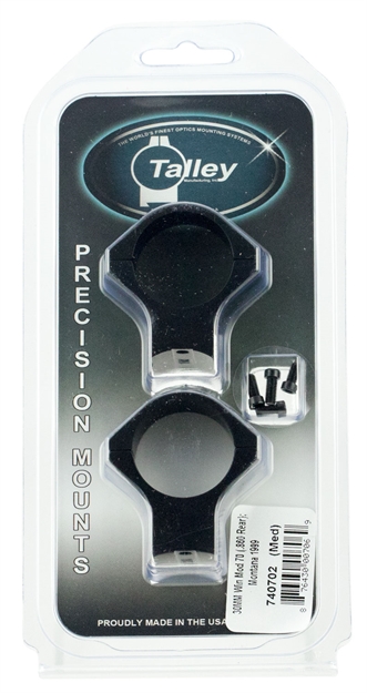 Picture of  Talley 740702 Scope Mount/Ring Combo  Black Anodized 30Mm Tube Montana Rifle Company Model 1999 Medium Rings 876430007069