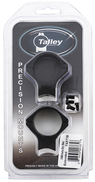 Picture of  Talley 74X719 Savage Scope Mount/Ring Combo Black Anodized 30Mm Medium Extended 0 Moa 876430007656