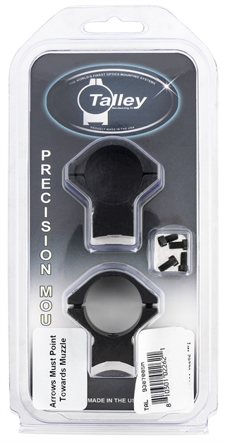 Picture of  Talley 930700Sm Remington 700 Scope Mount/Ring Combo Black Anodized 1" Low 20 Moa