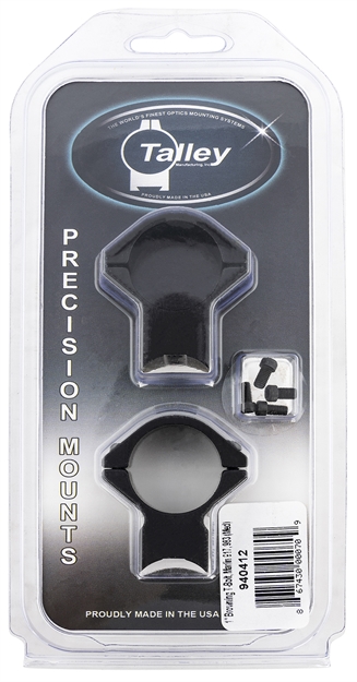 Picture of  Talley 940412 Scope Mount/Ring Combo  Black Anodized Aluminum 1" Tube Browning T-Bolt Medium Rings 0 Moa