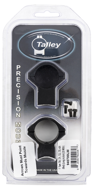 Picture of  Talley 940700Lm Remington 700 Scope Mount/Ring Combo Black Anodized 1" Medium 20 Moa