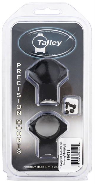 Picture of  Talley 950793 Savage Scope Mount/Ring Combo Black Anodized 1" High 0 Moa