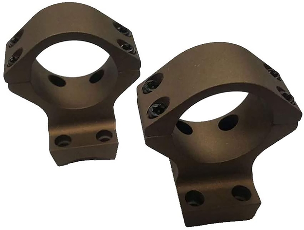 Picture of  Talley Hc950735 Scope Mount/Ring Combo  Burnt Bronze Aluminum 1" Tube X-Bolt High Rings Short/Long Action 0 Moa 810301022300