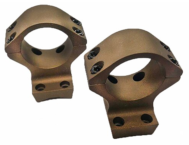 Picture of  Talley Hc740735 Scope Mount/Ring Combo  Burnt Bronze Aluminum 30Mm Tube X-Bolt Medium Rings Short/Long Action 0 Moa 810301022324