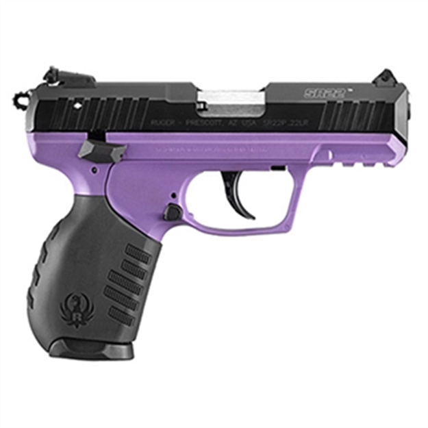 Picture of Ruger Sr22 22Lr 3.5" B Lady Lilac Purple Talo RUG 3606