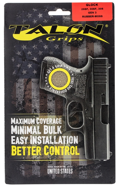 Picture of Talon 107M Glock 29/29Sf/30/30Sf/30S/36 Gen 3 Rubber Adhesive Textured Moss