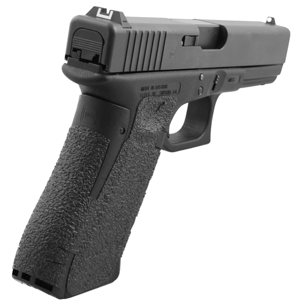 Picture of Talon Grips 384R Adhesive Grip  Glock Gen5 19/23/25/32/38/44 W/Large Backstrap, Black Textured Rubber 375R 812308028569