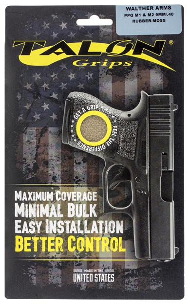 Picture of Talon 602M Walther Ppq M1/M2 Rubber Adhesive Grip Textured Moss
