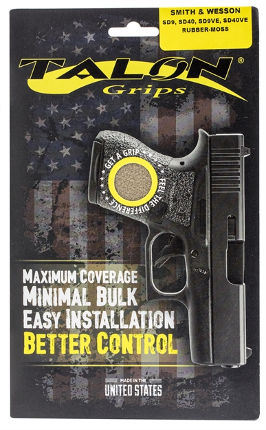 Picture of Talon 708M S&W Sd9/40 Sd9ve/40 Rubber Adhesive Grip Textured Moss