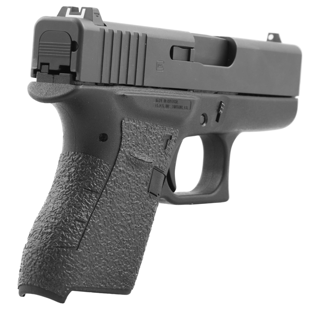 Picture of  Talon Grips 100R Adhesive Grip  Compatible W/Glock 43, Black Textured Rubber