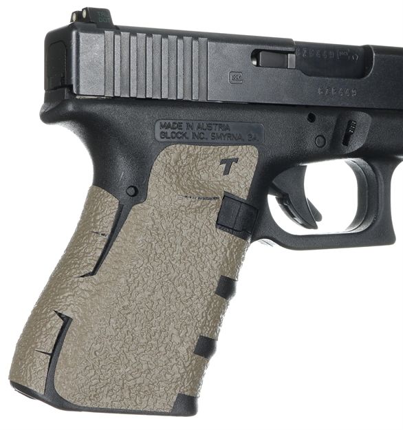 Picture of  Talon Grips 104M Adhesive Grip  Compatible W/Glock Gen1-3 19/23/25/32/38, Moss Textured Rubber