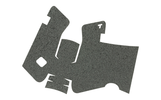 Picture of Talon Grips 379R Adhesive Grip  Compatible W/Glock 17/19X/22/24/31/34/35/37/45/47 Gen5 W/No Backstrap, Black Textured Rubber 370R 812308028415