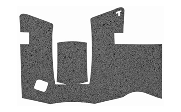 Picture of  Talon Grips 385R Adhesive Grip  Textured Black Rubber For Glock 43X, 48 812308029139