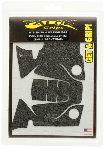 Picture of  Talon Grips 703R Adhesive Grip  Textured Black Rubber S&W M&P 22,9,357,40 With Small Backstrap 812308022369
