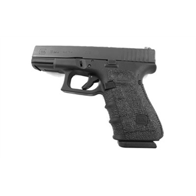 Picture of  Talon Grips 110R Adhesive Grip  Compatible W/Glock 19/23/25/32/38 Gen4 W/No Backstrap, Black Textured Rubber