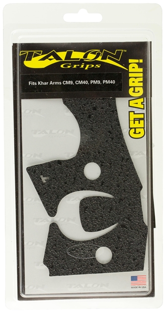 Picture of  Talon Grips 302R Adhesive Grip  Textured Black Rubber For Kahr Cm, PM 9,40