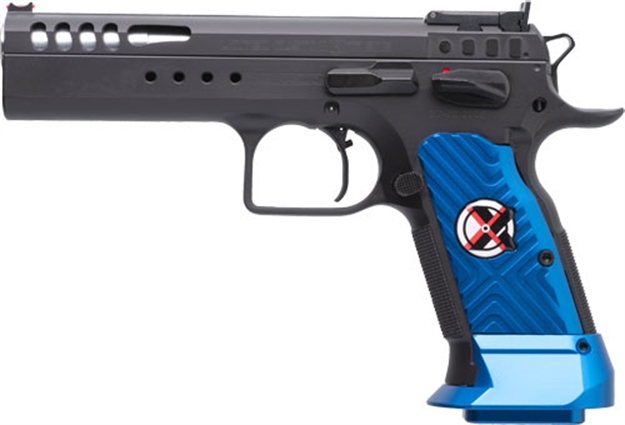 Picture of Tanfoglio Limited Master Xtrme 10Mm 4.75" 14Rnd Chrome/Blued< TFLIMMSTRX10